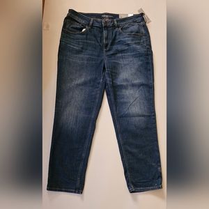 CHICO's dark wash boyfriend jeans size 2R women's new with tags